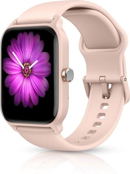 Smartwatch - Roze - Smartwatch Heren &amp; Dames - HD, Witgoed en Apparatuur, Persoonlijke-verzorgingsapparatuur, Nieuw, Verzenden