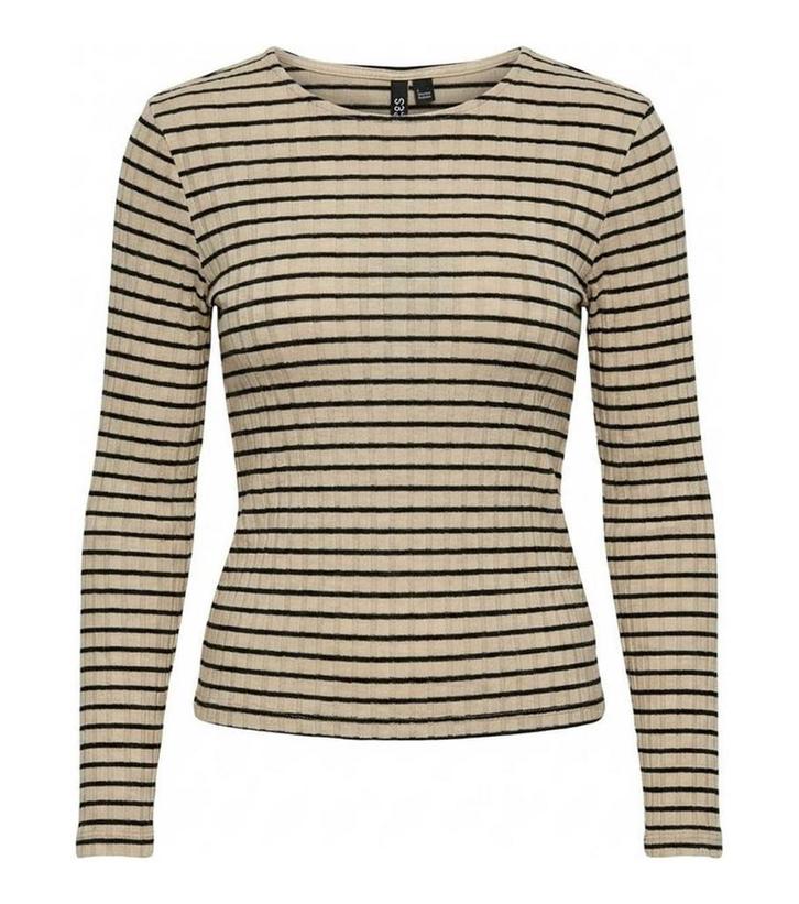 Pieces T-shirt in maat XS Beige, Kleding | Dames, T-shirts, Beige, Zo goed als nieuw, Verzenden