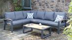 Costa Rica hoek loungeset 5 delig aluminium antraciet, Ophalen of Verzenden, Nieuw, Aluminium