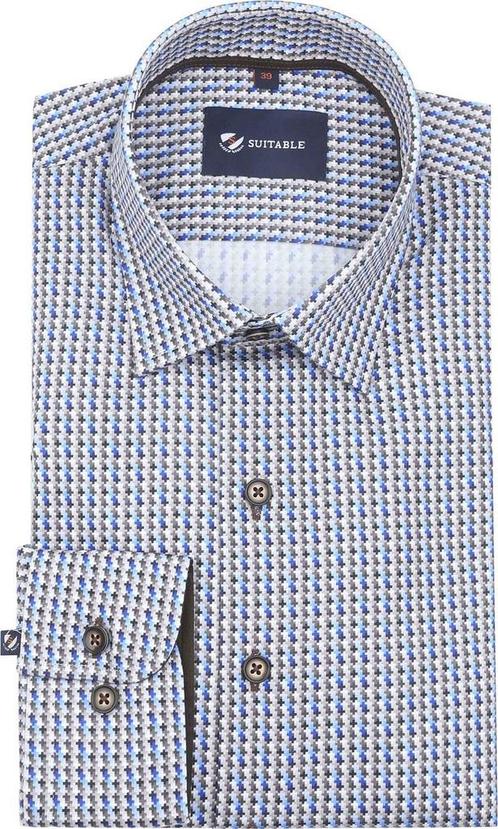 Suitable Overhemd Minecraft Multicolour maat 41 Heren, Kleding | Heren, Overhemden, Blauw, Nieuw, Verzenden
