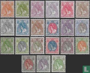 Nederland - Koningin Wilhelmina - 1899 (postzegels) beschikbaar voor biedingen