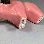 Jakub Niewdana - sculptuur, Pink African Cow decorated by 24