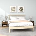 vidaXL Nachtkastjes 2 st bewerkt hout gerookt eikenkleurig, Huis en Inrichting, Minder dan 45 cm, Verzenden, Nieuw, Minder dan 55 cm