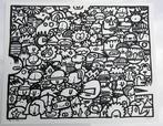 Kev Munday (1986) - Were All Here -Screen print - Black