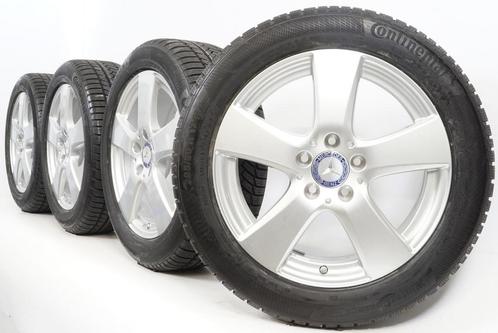 Mercedes C Klasse W205 17 inch velgen + Winterbanden Contine, Auto-onderdelen, Banden en Velgen, Velg(en), Gebruikt, 17 inch, Winterbanden