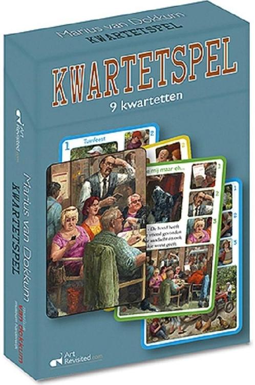 Kwartetspel - Marius van Dokkum | Art Revisited -, Hobby en Vrije tijd, Gezelschapsspellen | Kaartspellen, Nieuw, Verzenden