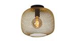 Lucide MESH Plafonnire - 30 cm - E27 - Mat Goud / Messing, Huis en Inrichting, Woonaccessoires | Overige, Verzenden, Nieuw