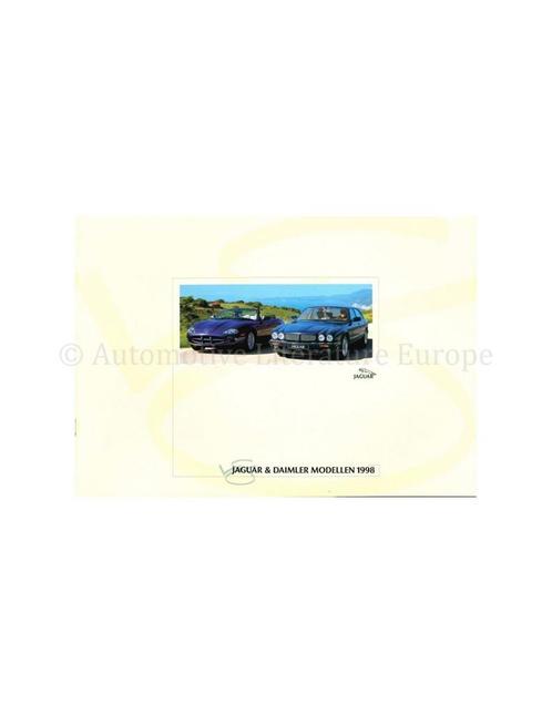 1999 JAGUAR XJ V8 & DAIMLER MODELLEN BROCHURE NEDERLANDS, Boeken, Auto's | Folders en Tijdschriften