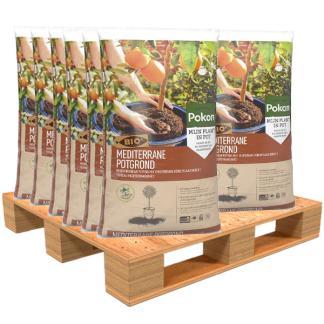 Mediterrane potgrond pallet | 600 L | Pokon (Bio-label), Tuin en Terras, Aarde en Mest, Verzenden