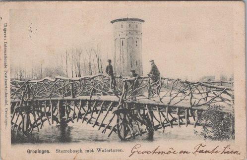 GRONINGEN - Sterrebosch met Watertoren, Verzamelen, Ansichtkaarten | Nederland, Verzenden