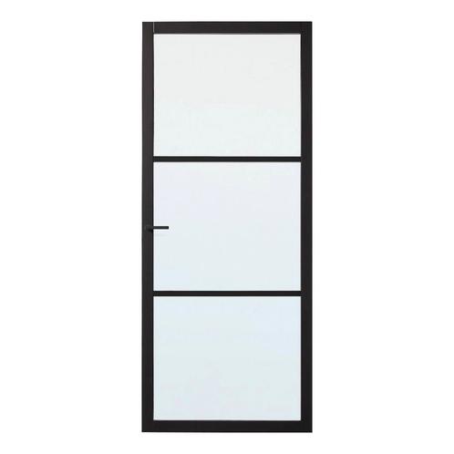 Skantrae binnendeur SSL 4003 83x211,5 (Opdek linksdraaiend), Doe-het-zelf en Verbouw, Deuren en Horren, Nieuw, Glas, Hout, Binnendeur