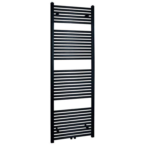 500x1600 - 906 Watt | Handdoekradiator Zwart Zij- & Middenaa, Doe-het-zelf en Verbouw, Verwarming en Radiatoren, Radiator, Nieuw
