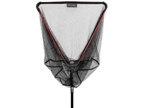 Inklapbaar Rubber Schepnet 70 x 60 cm. Steel 240 cm., Watersport en Boten, Hengelsport | Roofvissen, Net of Fuik, Nieuw, Verzenden