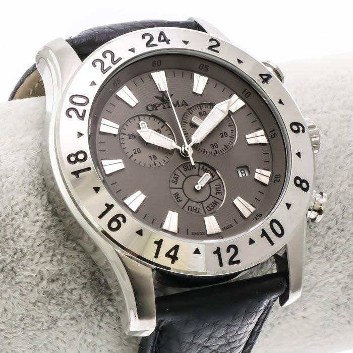 Optima - Swiss Chronograph - OSC333-SL-2 - Zonder, Sieraden, Tassen en Uiterlijk, Horloges | Heren