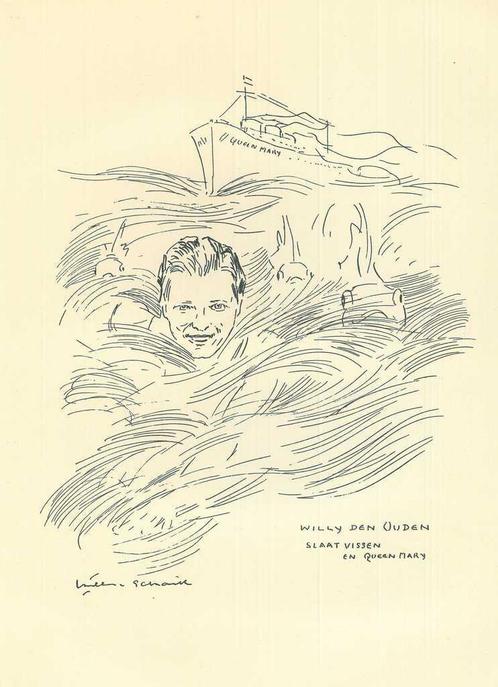 Portrait of Willemijntje Willy den Ouden, Antiek en Kunst, Kunst | Etsen en Gravures