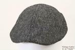 Flatcap Platte pet Hawkins grijs vissengraat 57, 58, 59, 60, Kleding | Heren, Hoeden en Petten, Nieuw, Pet, Hawkins, Ophalen of Verzenden