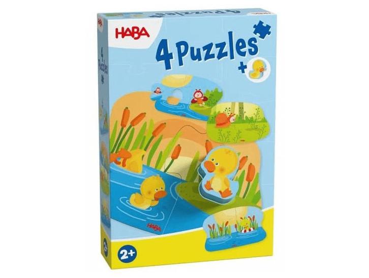 Jonge Dieren Puzzel (3 en 4 stukjes) | Haba - Puzzels, Kinderen en Baby's, Speelgoed | Kinderpuzzels, Nieuw, Verzenden