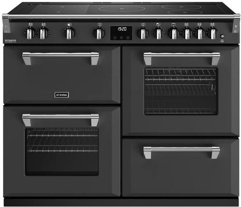 Stoves RICHMOND DX D1100Ei RTY AGR antraciet-mat inductie fo, Witgoed en Apparatuur, Fornuizen, 60 cm of meer, Vrijstaand, 5 kookzones of meer