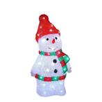 Kerstverlichting Buiten Sneeuwpop - L20 x B15 x H35 cm - Mee, Diversen, Verzenden, Nieuw