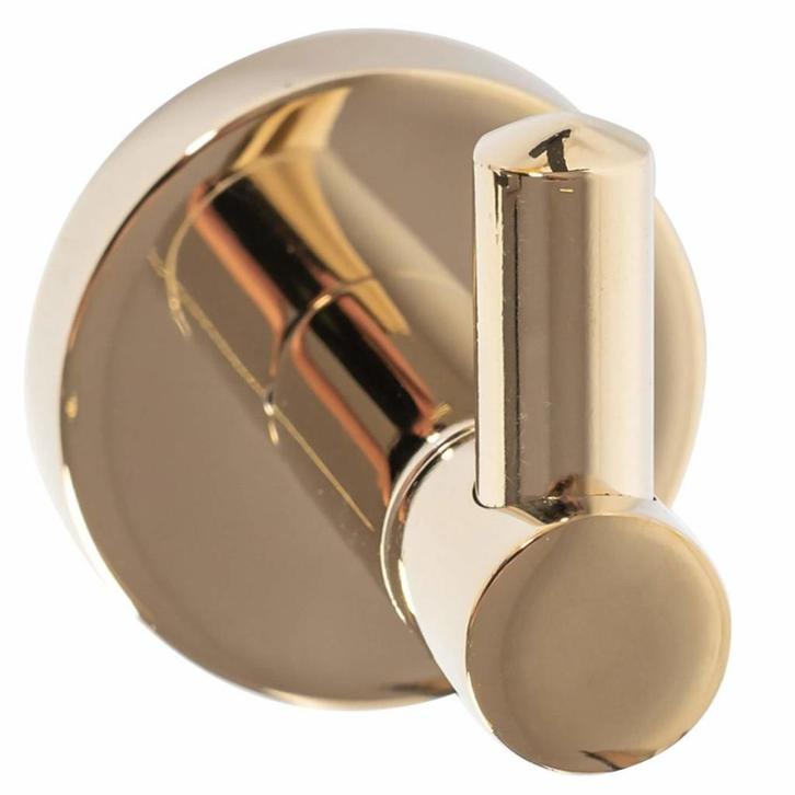 REA Gouden handdoekhouder - Ronde vorm - Wandmontage - 5..., Doe-het-zelf en Verbouw, Sanitair, Nieuw, Ophalen of Verzenden