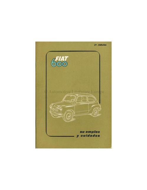 1955 FIAT 600 INSTRUCTIEBOEKJE SPAANS, Auto diversen, Handleidingen en Instructieboekjes