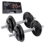 Dumbbellset 20 kg voor beginners - inclusief koffer en sc..., Ophalen of Verzenden, Nieuw