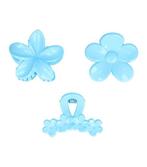 Haarklemmen Set Klein Bloem Blauw, Verzenden, Nieuw