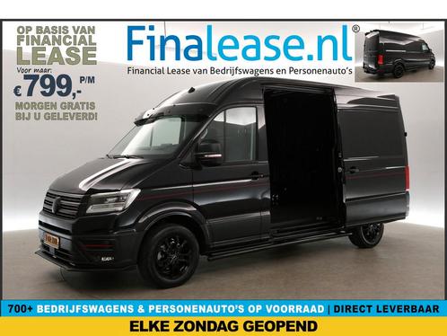 Volkswagen Crafter 2.0 TDI DSG HERO Edit L3H3 140PK €799pm, Auto's, Bestelauto's, Lease, Automaat, Diesel, Volkswagen, Zwart, Verzenden