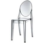 Eetkamerstoel  Kunststof Grijs - Armstoel Grijs  - Stoel, Huis en Inrichting, Stoelen, Ophalen of Verzenden, Nieuw, Grijs