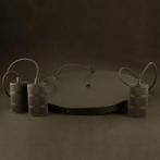 Calex Retro pendel met plafondplaat Ø400 mm 3xE27 zwarte fi, Nieuw