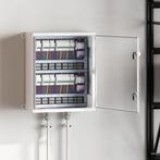 vidaXL Controlekast Grijs 50 x 22 x 60 cm ABS Kunststof, Doe-het-zelf en Verbouw, Elektra en Kabels, Verzenden, Nieuw