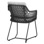 Taranto dining tuinstoel antraciet rope, Tuin en Terras, Tuinsets en Loungesets, Ophalen of Verzenden, Nieuw