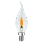 LEDmaxx LED Tipkaarslamp vlameffect E14 1W 1900K Flicker..., Ophalen of Verzenden, Nieuw