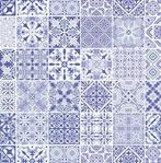 Plakfolie, plakplastic Blue Tiles (45cm), Huis en Inrichting, Nieuw