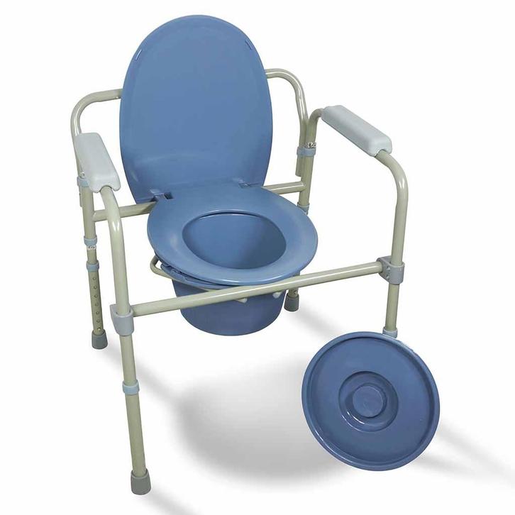 Toiletstoel met armsteunen in hoogte verstelbaar, Diversen, Verpleegmiddelen, Nieuw, Ophalen of Verzenden