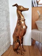 sculptuur, A  Whippet - Greyhound - 70 cm - Aluminium, Antiek en Kunst