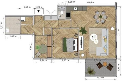 Appartement Grenenhout in Eindhoven, Huizen en Kamers, Huizen te huur, Via bemiddelaar, Noord-Brabant, Appartement