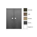 Kolomkast Sanicare Q5 2 Soft-Close Deuren 90 cm Schots-Eiken, Ophalen of Verzenden, Nieuw, Chroom, Bad