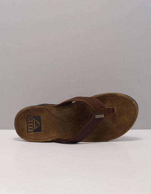 Reef slippers heren 47 bruin, Kleding | Heren, Schoenen, Bruin, Nieuw, Verzenden