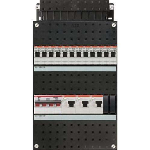 ABB groepenkast 3-fase, 12 groepen, 3 Aardlekschakelaars, Doe-het-zelf en Verbouw, Elektra en Kabels, Nieuw, Ophalen of Verzenden