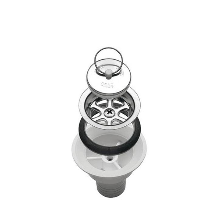 Smev Afvoerplug Recht 20mm Compleet, Caravans en Kamperen, Camper-accessoires, Nieuw, Ophalen of Verzenden