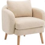 Gestoffeerde Fauteuil met Kussen – Luxe Zithoek voor Thuis, Huis en Inrichting, Stoelen, Verzenden, Nieuw