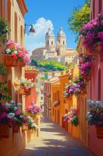 Iconica - Charming Italian Alley · XXL, Antiek en Kunst