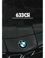 1980 BMW 6 SERIE BROCHURE ENGELS (USA), Boeken, Nieuw, BMW, Author
