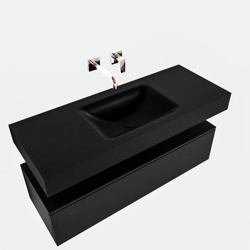 Badkamermeubel AQS Ibiza 120 cm Solid Surface Wastafel Mat, Doe-het-zelf en Verbouw, Sanitair, Ophalen of Verzenden