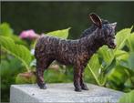 Bronzen Wollige baby-ezel - Unieke bronzen sculptuur, Huis en Inrichting, Verzenden, Nieuw