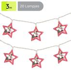 Kerstverlichting Ster Sneeuwpop - 3m - 20 Lichtjes -, Verzenden, Nieuw