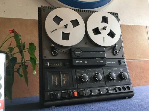 Philips - N4504 Reel-to-reel deck 18 cm, Audio, Tv en Foto, Radio's
