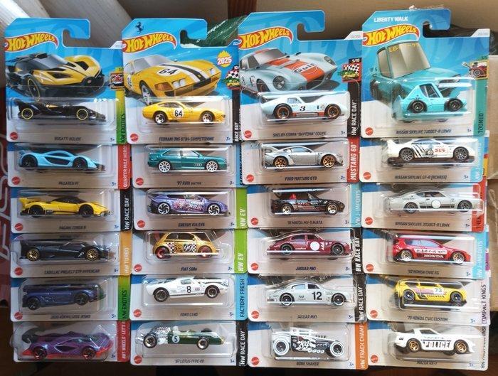 Hot Wheels 1:64 - Modelauto (24) - Varias marcas audi Ford, Hobby en Vrije tijd, Modelauto's | 1:5 tot 1:12