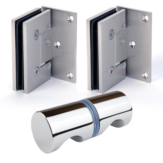 Douchedeur beslagset Porto Select 90o (instelbaar) eenzijdig, Doe-het-zelf en Verbouw, Hang- en Sluitwerk, Nieuw, Ophalen of Verzenden